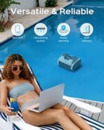 WYBOT Wall Climbing Robotic Pool Cleaner with APP Mode, Excellent Suction Power - Image 7