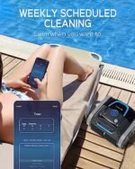 WYBOT Cordless Wall Climbing Robotic Pool Cleaner with Intelligent Path Cleaning - Image 4