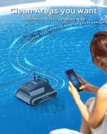 WYBOT APP Control Robotic Pool Cleaner with Smart Route Planning, Wall Climbing, - Image 4