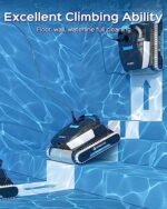 WYBOT APP Control Robotic Pool Cleaner with Smart Route Planning, Wall Climbing, - Image 2