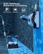 WYBOT Robotic Pool Cleaner, Ultra Strong Suction, Wall Climb Pool Vacuum with Remote Control - Image 6