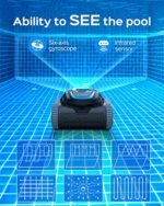 WYBOT High-end Cordless Wall Climbing Robotic Pool Cleaner with APP Mode - Image 7
