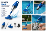 B-MEW Max Li Cordless Rechargeable Pool Vacuum Cleaner for Above-Ground Pools & Spas - Image 3